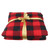 Black and Red Buffalo Plaid Christmas Throw Blanket with High Pile Fleece Backing 52" x 60" - IMAGE 3