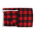 Black and Red Buffalo Plaid Christmas Throw Blanket with High Pile Fleece Backing 52" x 60" - IMAGE 1