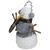 11" Gray and White Knit Cotton Snowman Decoration - IMAGE 4