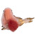 6" Pink and Gold Bird Christmas Tabletop Decoration - IMAGE 4