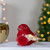 6" Rose Pink and Gold Bird Christmas Tabletop Decoration - IMAGE 2