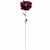 20.75" Deep Red Feather Peony Artificial Christmas Floral Pick - IMAGE 1