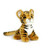 Tiger Cub Stuffed Animals - 6.5" - Golden Brown and Black - Set of 6 - IMAGE 1
