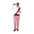 Red and White Pirate Men Adult Halloween Costume - Small - IMAGE 2