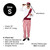 Red and White Pirate Men Adult Halloween Costume - Small - IMAGE 4