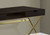 47.25" Coffee Brown and Gold Contemporary Rectangular Computer Desk - IMAGE 2