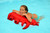 30" Sandy Seaside Rider Stuffed Floating Crab Swimming Pool Pillow - IMAGE 4