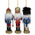 Set of 3 Glittery Nutcracker King, Soldier and Drummer Ornaments 5.25" - IMAGE 4