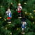Set of 3 Glittery Nutcracker King, Soldier and Drummer Ornaments 5.25" - IMAGE 2