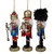 Set of 3 Glittery Nutcracker King, Soldier and Drummer Ornaments 5.25" - IMAGE 3