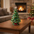 13" LED Lighted Retro Table Top Christmas Tree with Star Topper - IMAGE 3