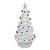 LED Lighted Retro Style Tree with Star Topper Christmas Figurine - 5.25" - Multi-color Lights - IMAGE 2