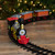 Animated Lighted Classic Christmas Train Set with Sound - Red and Black - 20-Piece - IMAGE 1