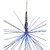 20" LED Lighted Firework Silver Branch Hanging Decor - Blue - IMAGE 2