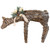 LED Lighted Rattan Drinking Fawn Christmas Outdoor Yard Decoration  - 38" - Clear Lights - IMAGE 2