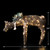 LED Lighted Rattan Drinking Fawn Christmas Outdoor Yard Decoration  - 38" - Clear Lights - IMAGE 5