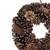 Brown Assorted Pine Cone Wooden Christmas Wreath - 13-Inch, Unlit - IMAGE 3