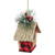 5.75" Red and Black Buffalo Plaid Hanging Bird House Christmas Ornament - IMAGE 5