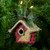 5.75" Red and Black Buffalo Plaid Hanging Bird House Christmas Ornament - IMAGE 2