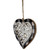 3.75" Black and White Buffalo Plaid Heart with Reindeer Christmas Ornament - IMAGE 3