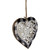 3.75" Black and White Buffalo Plaid Heart with Reindeer Christmas Ornament - IMAGE 4