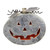 9.25" Gray LED Battery Operated Jack-O-Lantern Halloween Table Top Decoration - IMAGE 1
