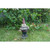 10" Gnome Holding Go Away Sign Garden Statue - IMAGE 4