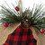 5.75" Red Plaid and Burlap Christmas Stocking Ornament - IMAGE 6