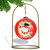 Snowman is on His Way Christmas Glass Ball Ornament - 3" - IMAGE 3