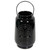 9" Black Dia De Los Muertos Lantern Halloween Decor - IMAGE 1