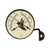 7" Bronze and Ivory Comfortmeter with Hummingbird Dial - IMAGE 1