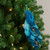 14" Green and Blue Jeweled Peacock Clip-On Christmas Ornament - IMAGE 2