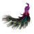 14" Pink and Purple Jeweled Peacock Clip-On Christmas Ornament - IMAGE 1
