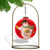 3" Twinkle Snowman Christmas Glass Ball Hanging Ornament - IMAGE 3