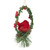 5.5" Green and Red Cardinal in a Holly Wreath Christmas Ornament - IMAGE 5