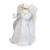 14" White Angel in a Sparkly Dress Christmas Tree Topper- Unlit - IMAGE 4