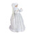 14" White Angel in a Sparkly Dress Christmas Tree Topper- Unlit - IMAGE 2