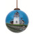 Coastal Lighthouse Christmas Glass Ball Ornament - 3" - IMAGE 1
