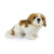 Handcrafted Shih Tzu Dog Stuffed Plush Animal - 11.75" - Brown and White - Set of 3 - IMAGE 1