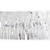 15" x 10' Silver Solid Christmas Fringe Party Streamer - IMAGE 1