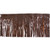15" x 10' Brown Christmas Fringe Party Streamer - IMAGE 1