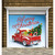 7' x 8' Green and Red "Merry Christmas" Outdoor Car Garage Door Banner - IMAGE 2