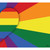 7' x 8' Red and Yellow Pride LGBT Heart Split Car Garage Door Banner - IMAGE 2