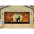 7' x 16' Orange and Black Zombie Hands Halloween Double Car Garage Door Banner - IMAGE 2