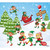 7' x 8' Red and Green "North Pole" Single Car Garage Door Banner - IMAGE 1