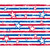 7' x 8' Red and White Flag Split Car Garage Door Banner - IMAGE 1