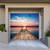 7' x 8' Blue and Brown Sunset Single Car Garage Door Banner - IMAGE 2