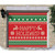 7' x 8' Green and Red "Happy Holidays" Single Car Garage Door Banner - IMAGE 2
