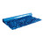 15' Blue Contemporary Metallic Floral Sheeting Party Streamers - IMAGE 1