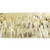 15" x 10' Gold Solid Christmas Fringe Party Streamer - IMAGE 1